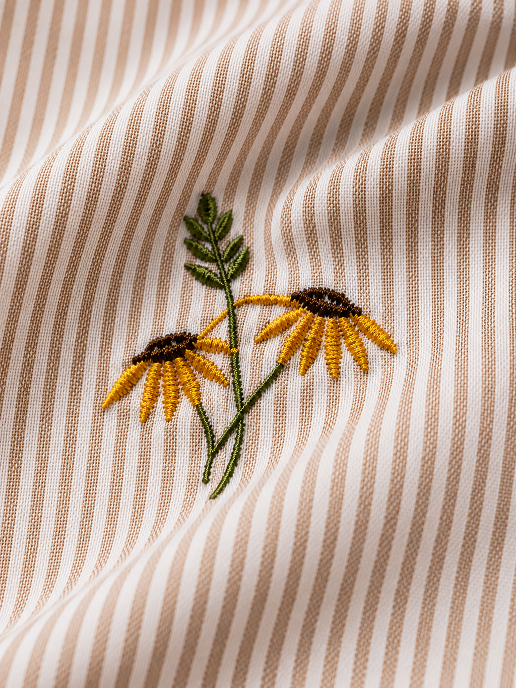 Sylor Meadow Bloom Embroidered Stripe Shirt