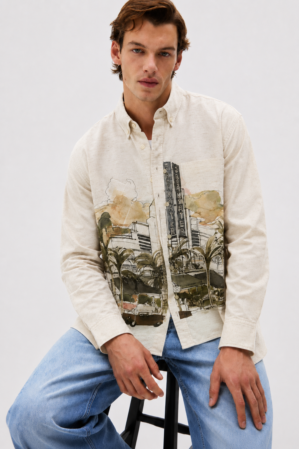 Retro Boulevard Statement Shirt