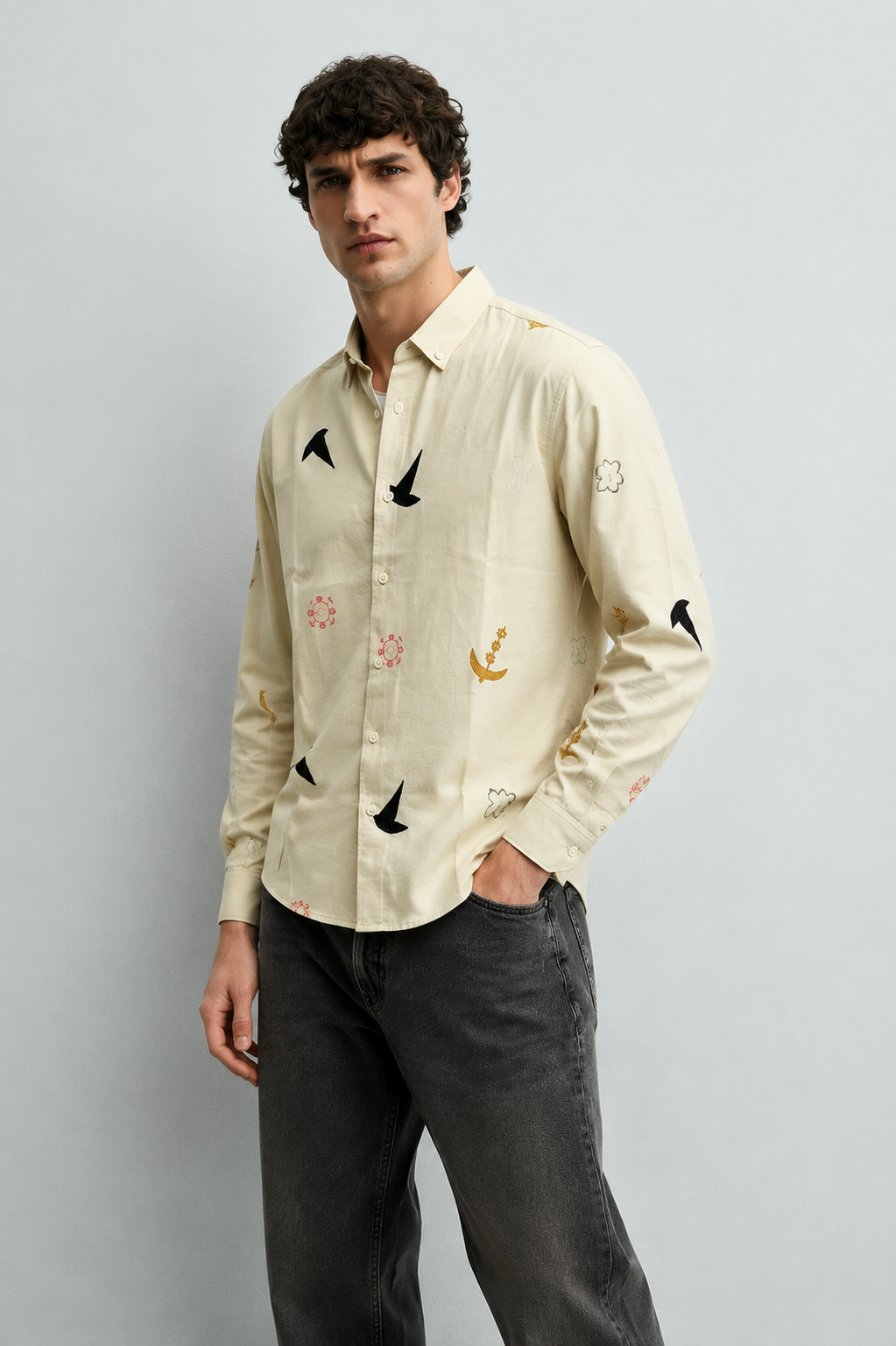 MEN EMBROIDEY SHIRT