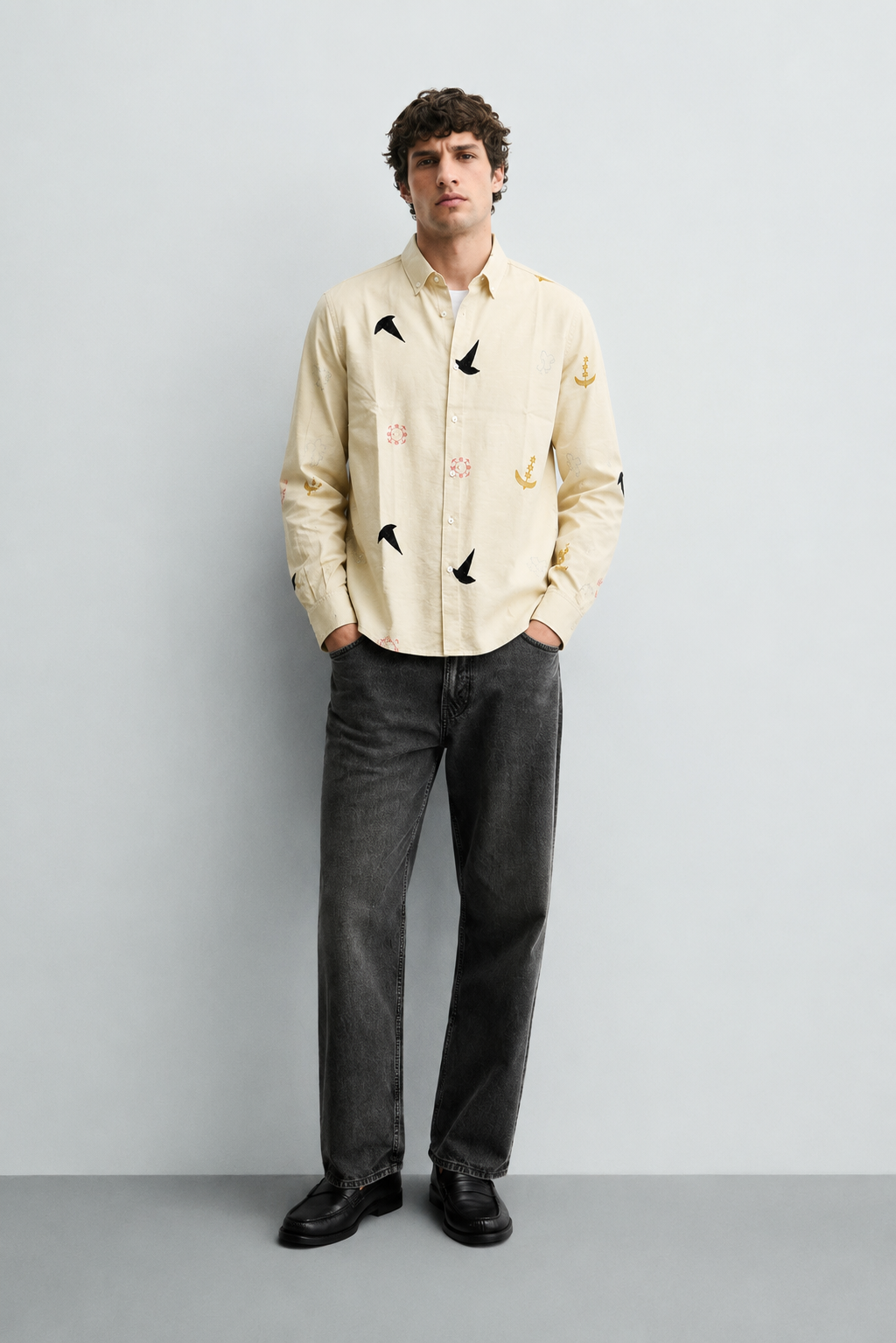 MEN EMBROIDEY SHIRT