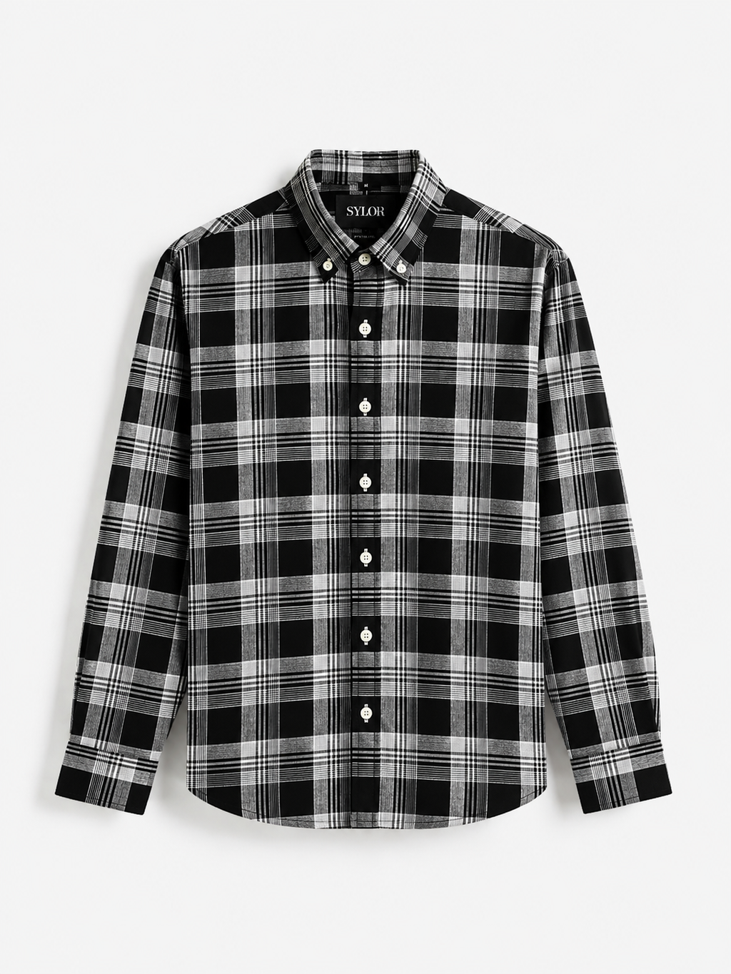 Monochrome Checkered Shirt