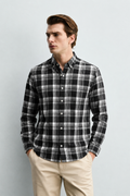Monochrome Checkered Shirt