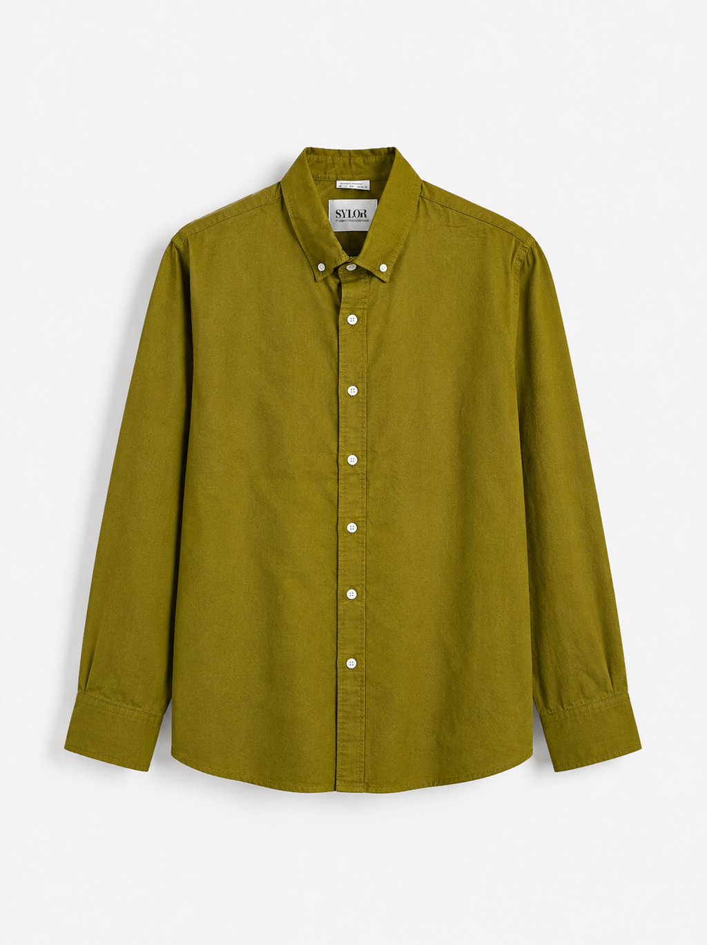 Sylor Olive Essential Oxford Shirt