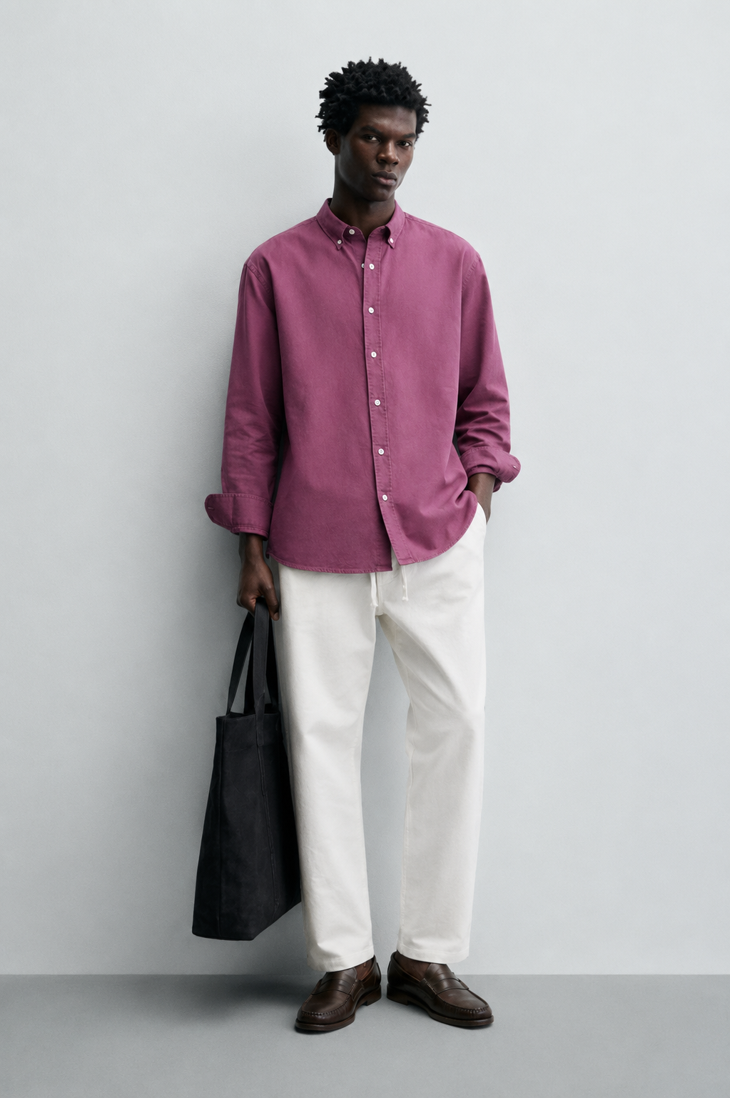 Vintage Mauve Essential Oxford Shirt