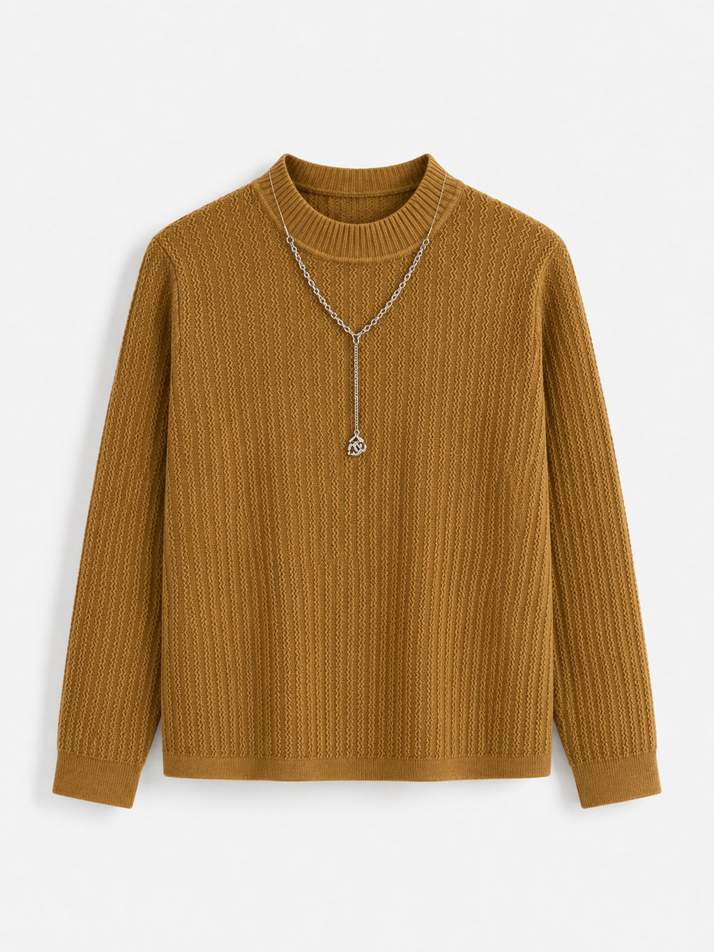 Textured Knit Pullover