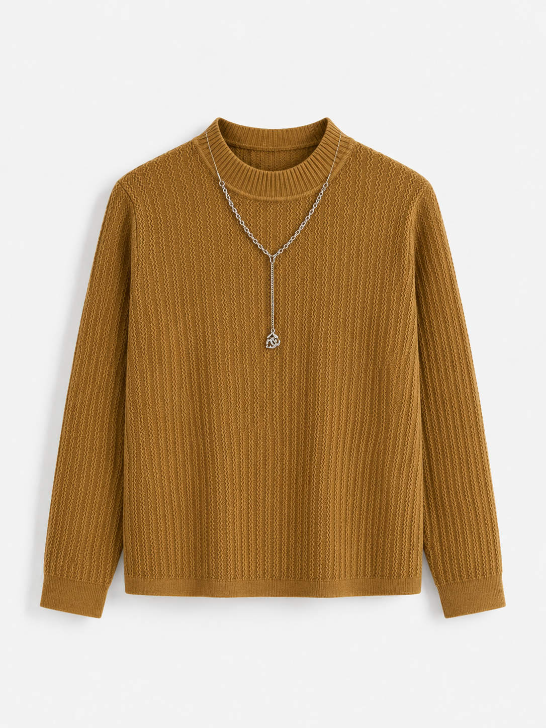 Textured Knit Pullover