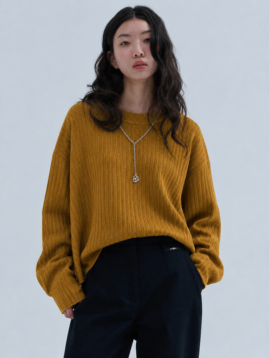 Textured Knit Pullover