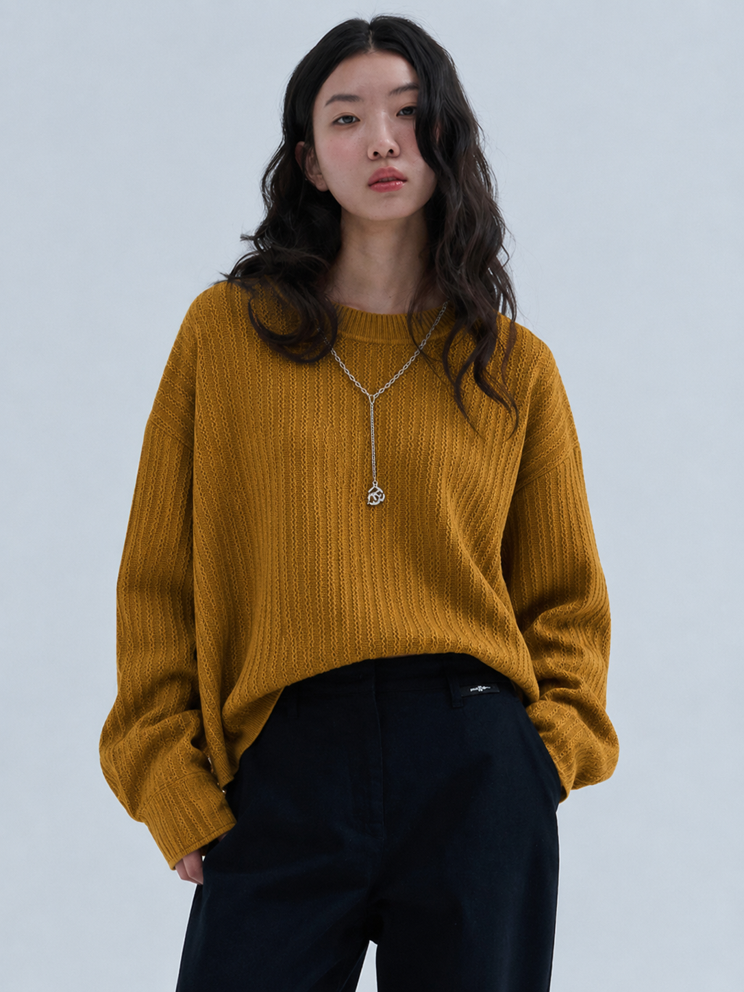 Textured Knit Pullover