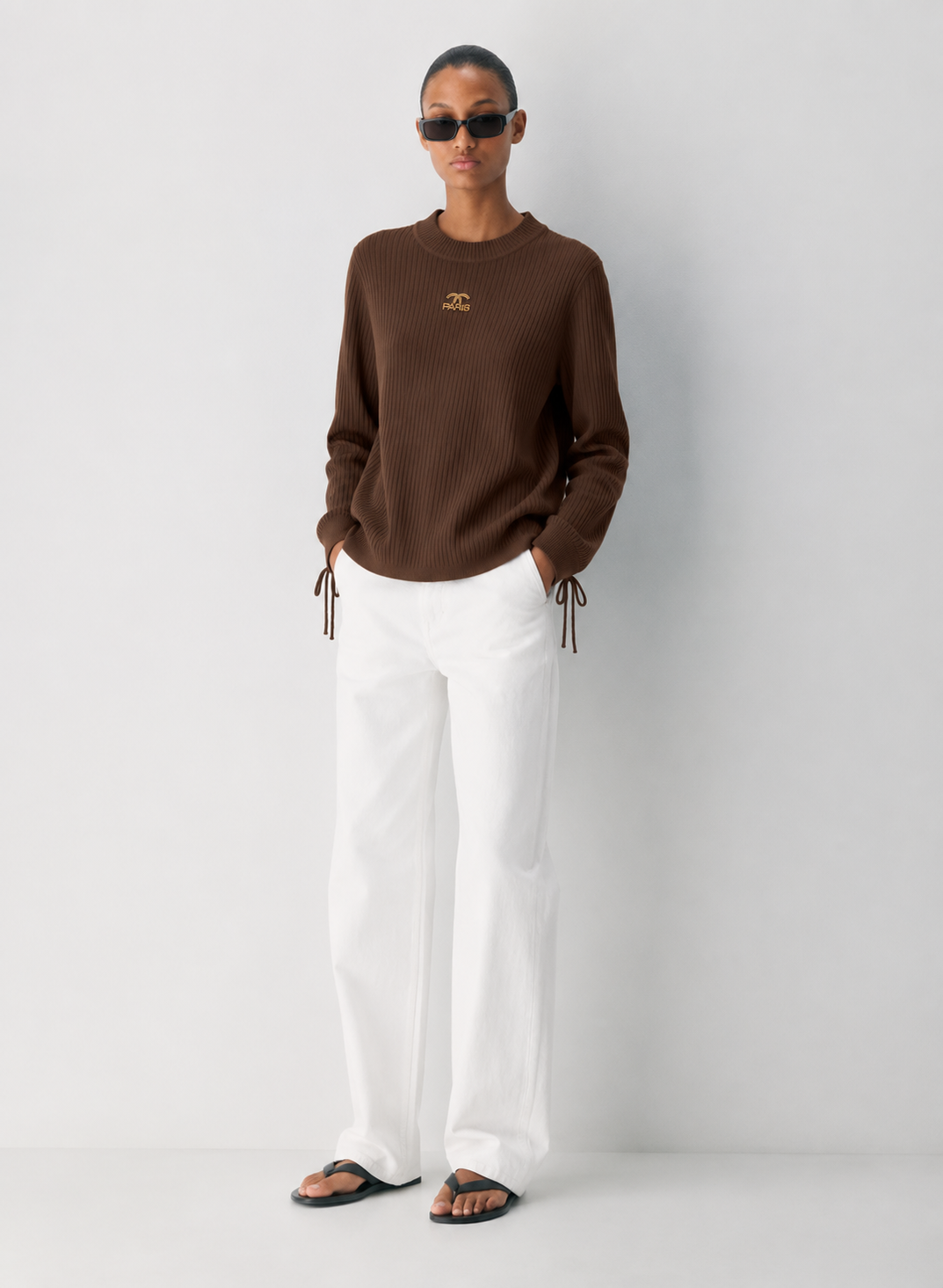 Paris Ribbed Knit Top