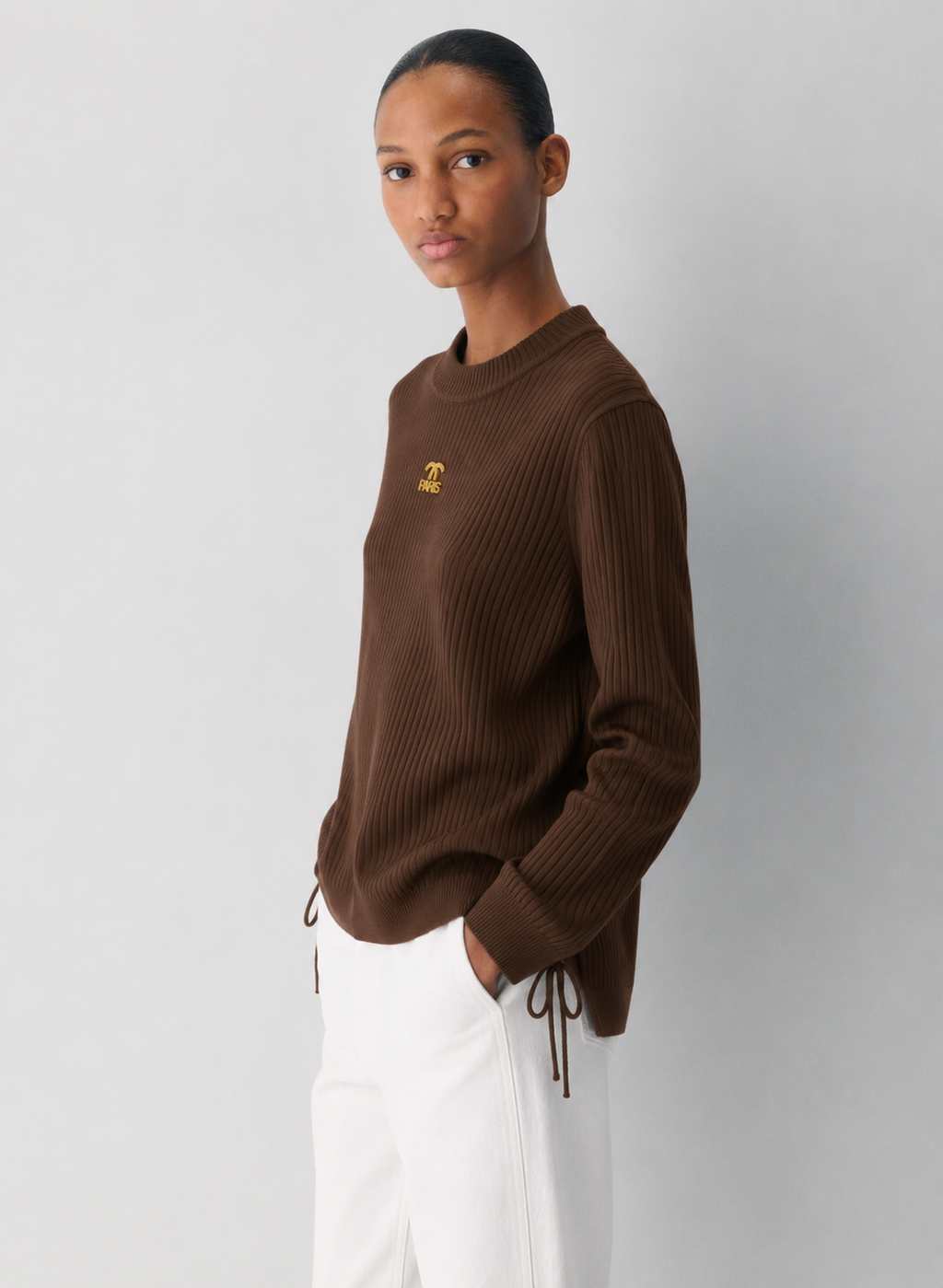 Paris Ribbed Knit Top