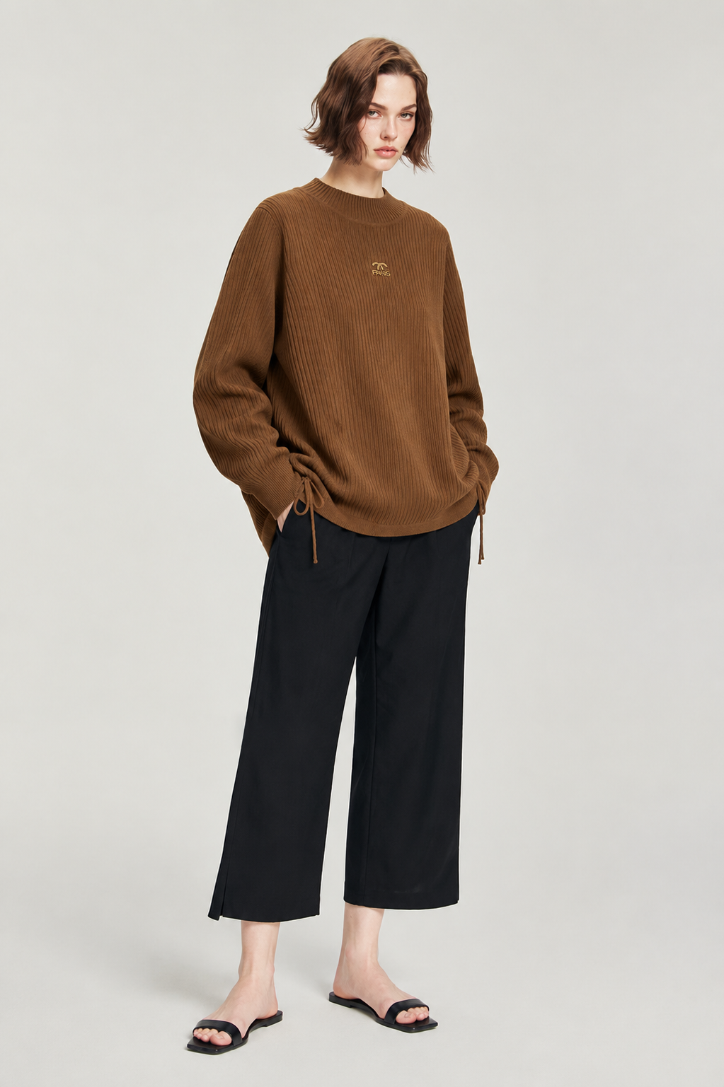 Sylor Paris Ribbed Knit Top