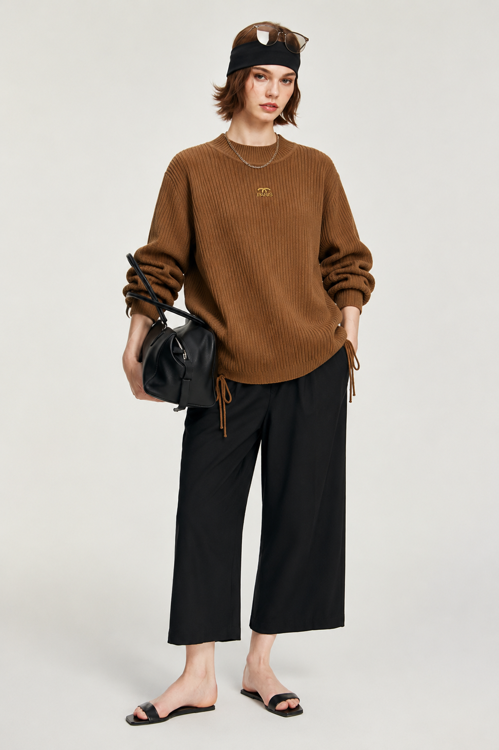 Sylor Paris Ribbed Knit Top