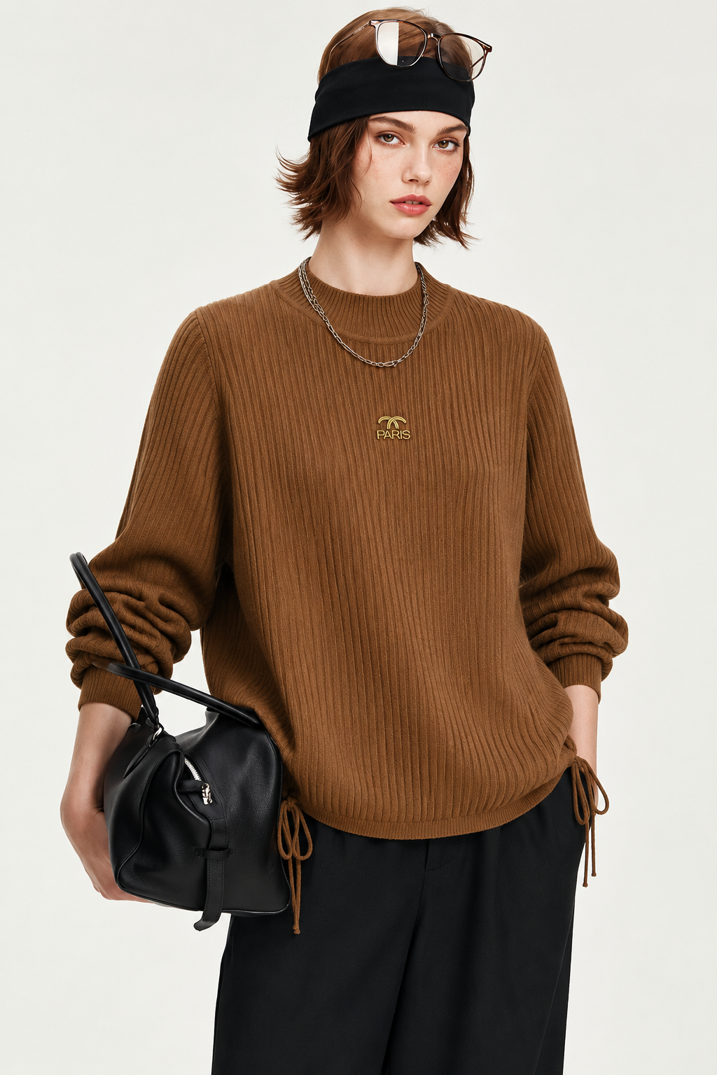 Sylor Paris Ribbed Knit Top
