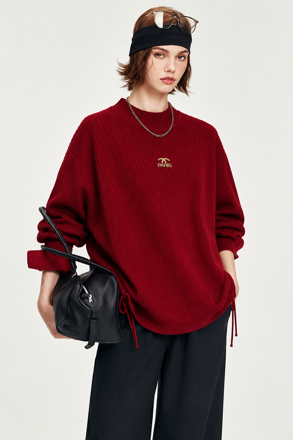Sylor Paris Ribbed Knit Top