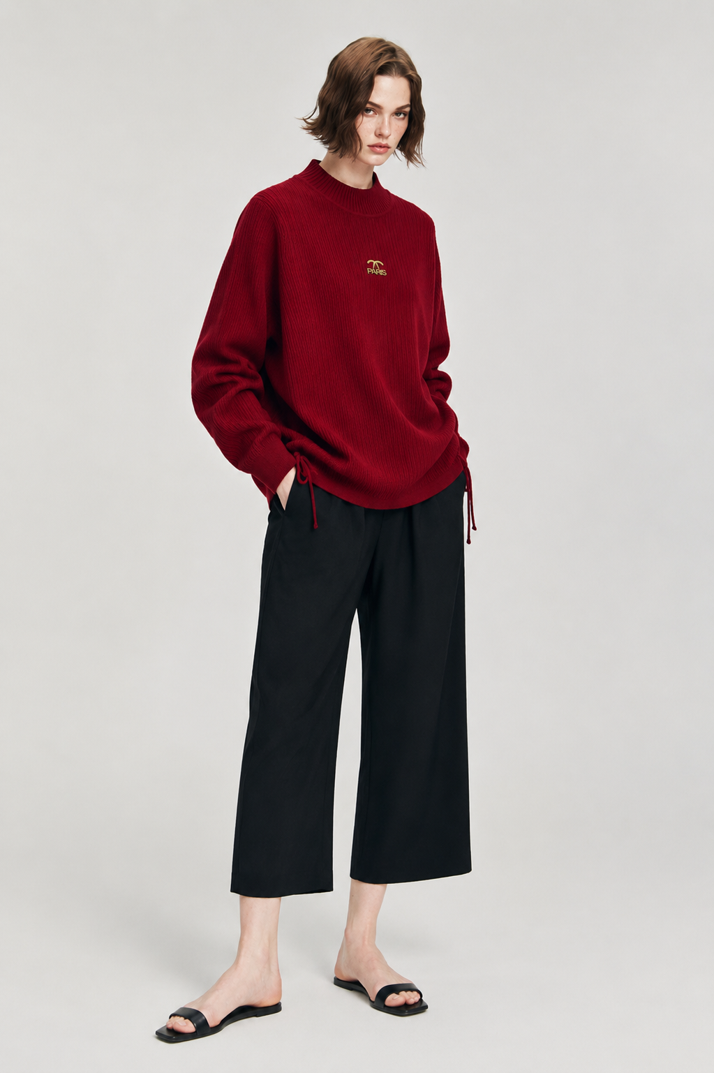 Sylor Paris Ribbed Knit Top