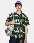 Abstract Mosaic Print Shirt