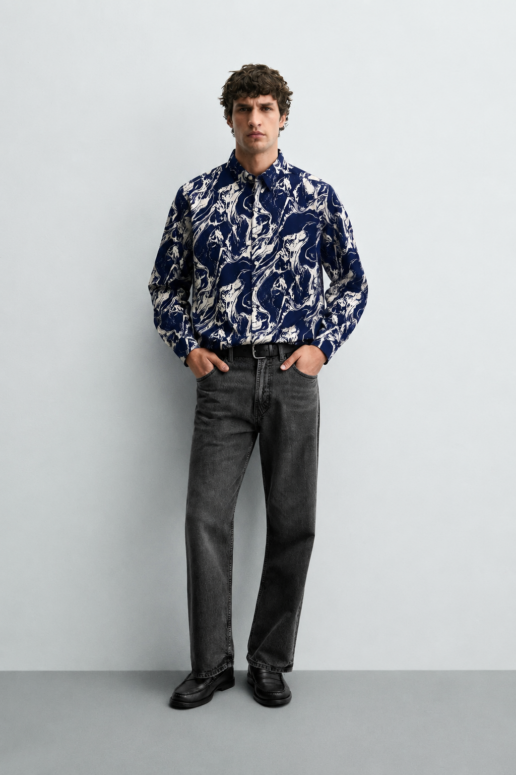 Midnight Marble Shirt