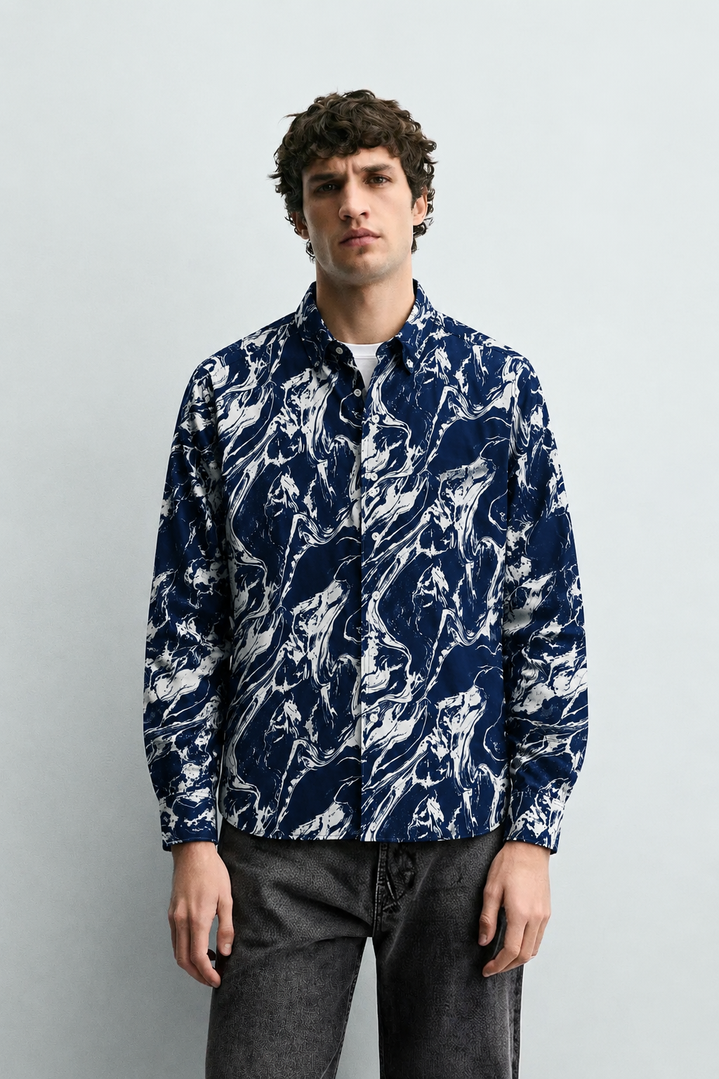 Midnight Marble Shirt