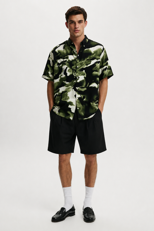 Camo Drift Resort Shirt