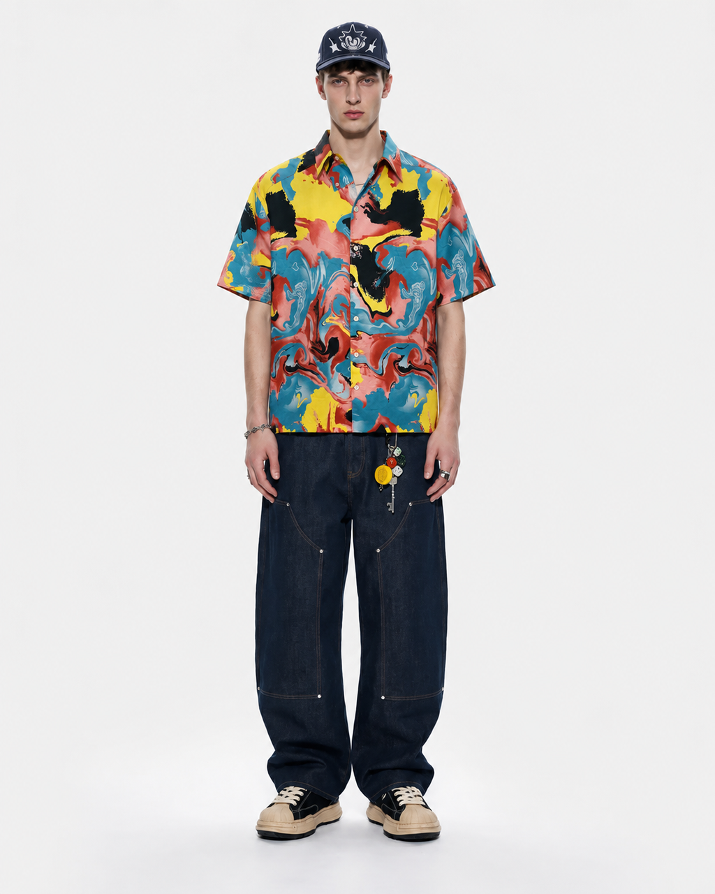Sylor Abstract Splash Resort Shirt