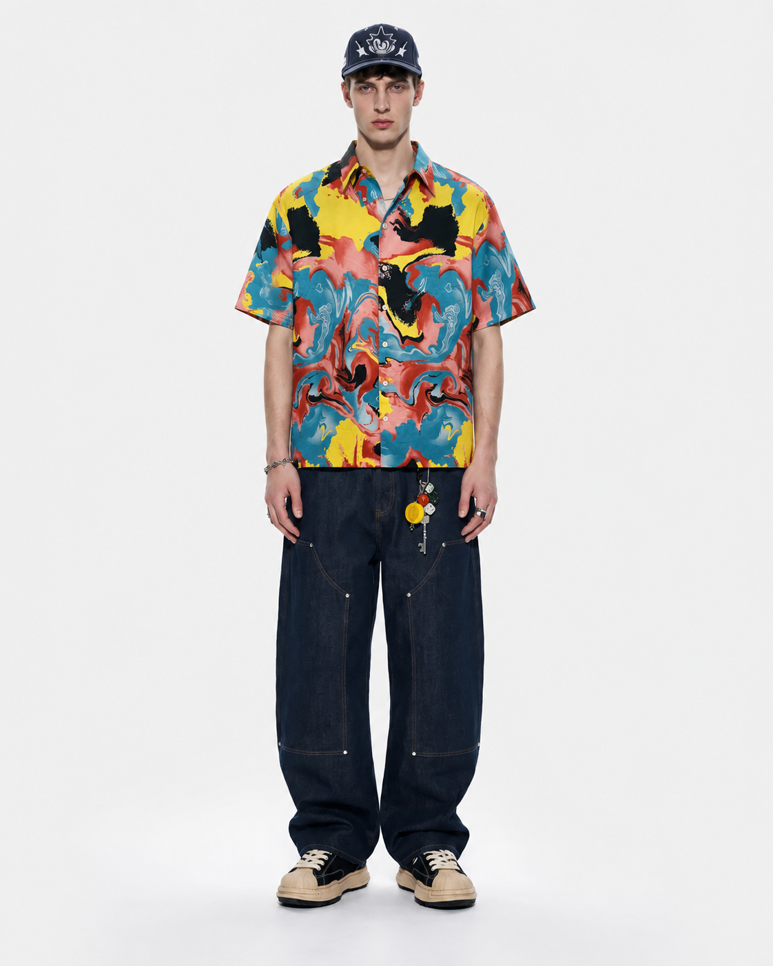 Sylor Abstract Splash Resort Shirt