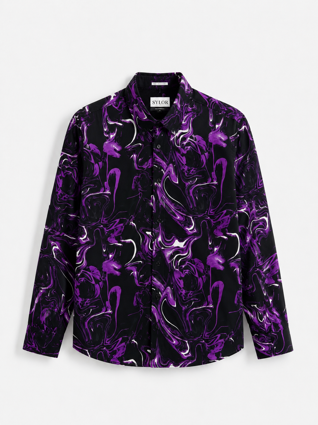Sylor Midnight Violet Marble Shirt