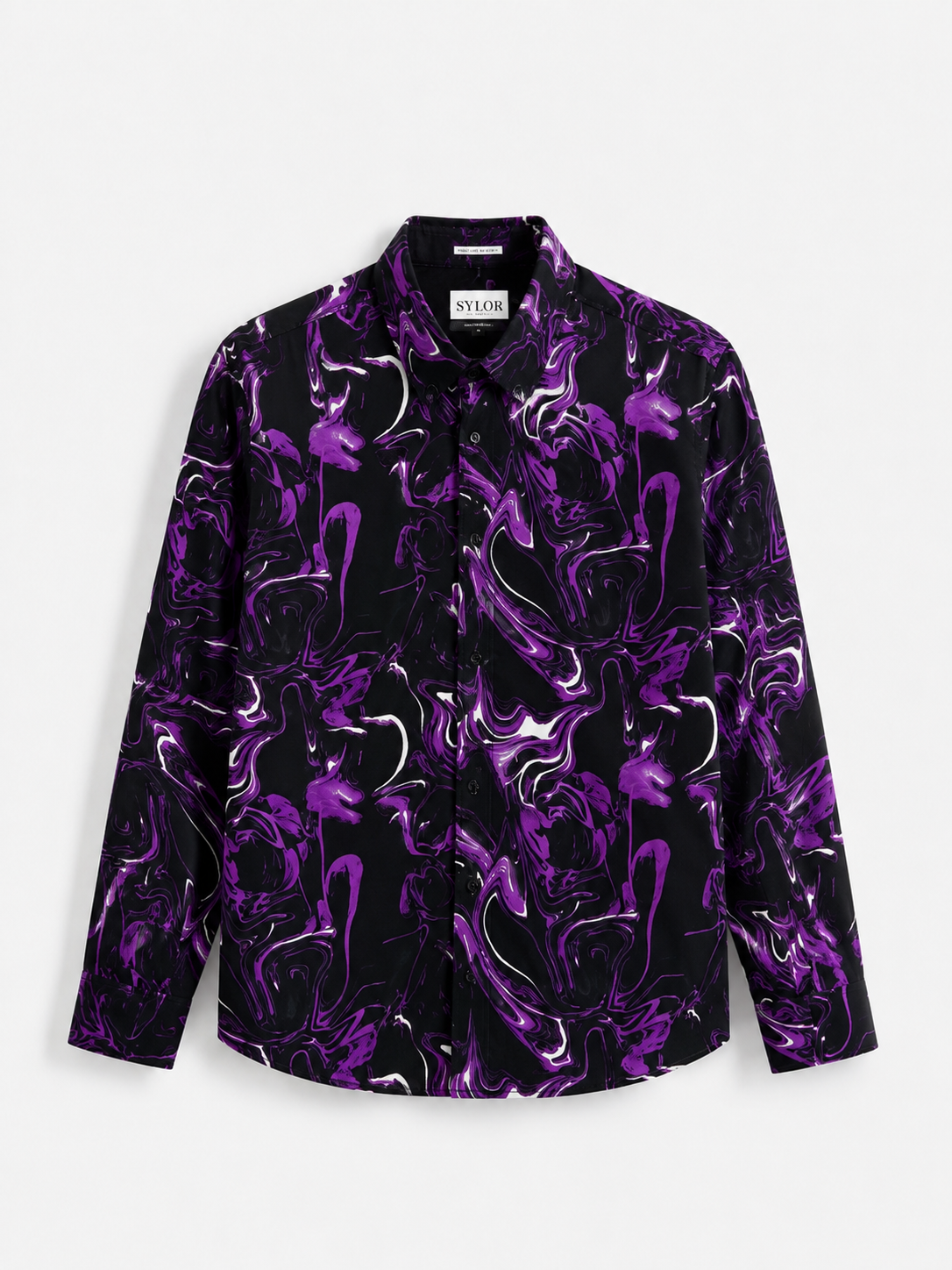 Sylor Midnight Violet Marble Shirt