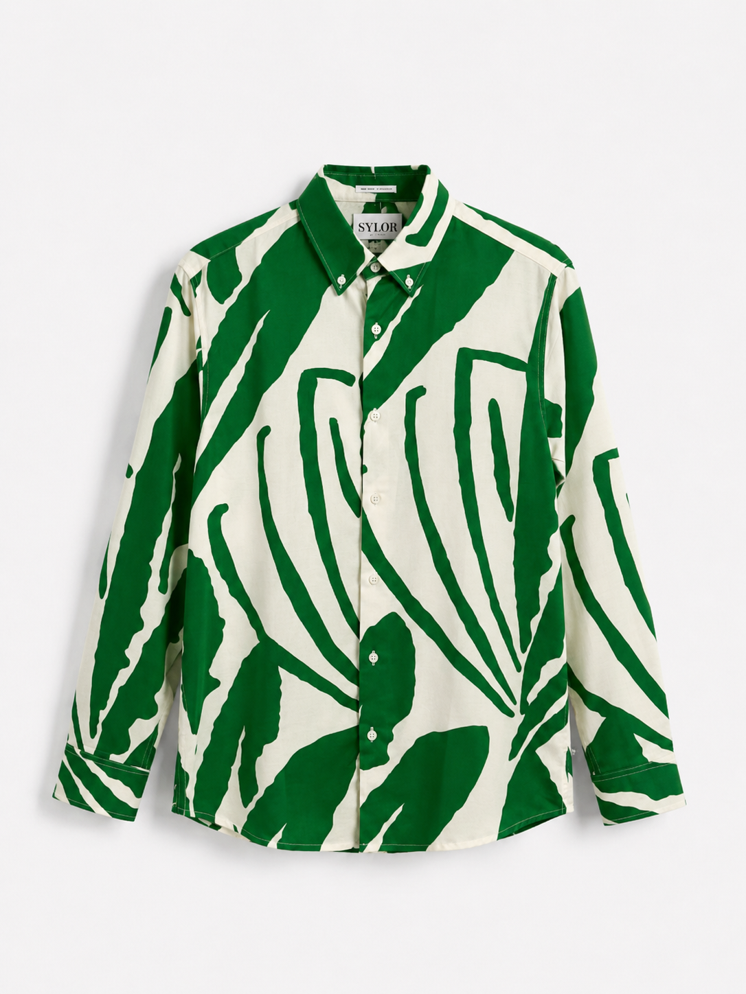 Emerald Canvas Abstract Shirt