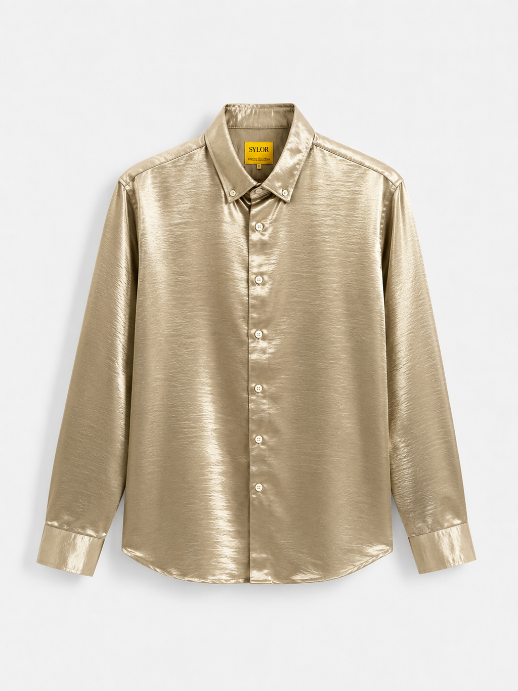 Gold Hue Satin Shirt