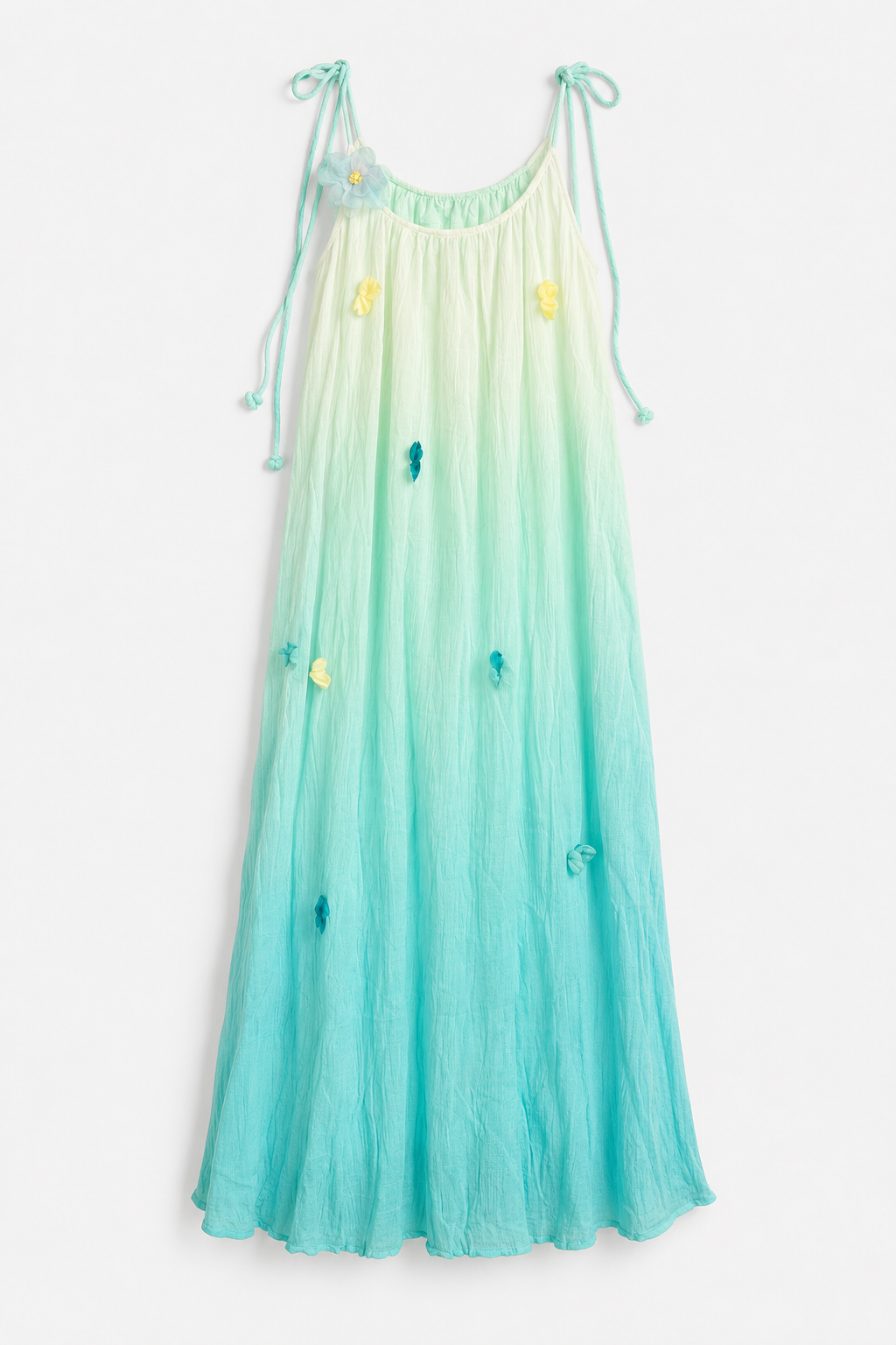 Ombre Floral Maxi Dress