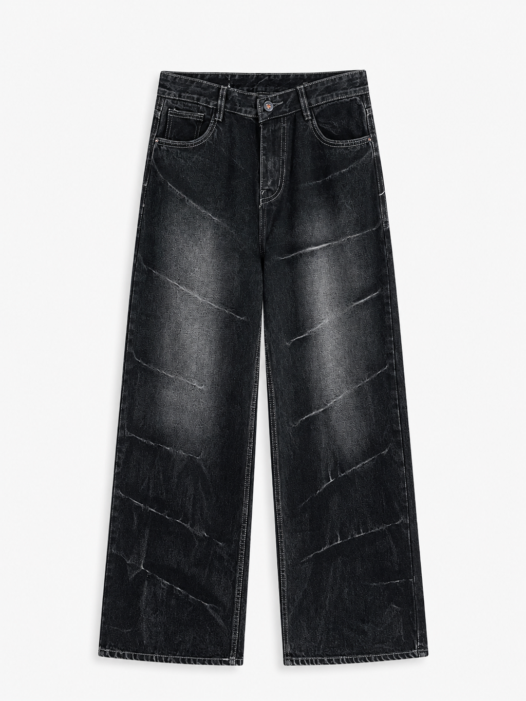 Sylor Washed Wide-Leg Denim Jeans