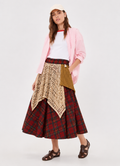 Sylor Heritage Patchwork Midi Skirt