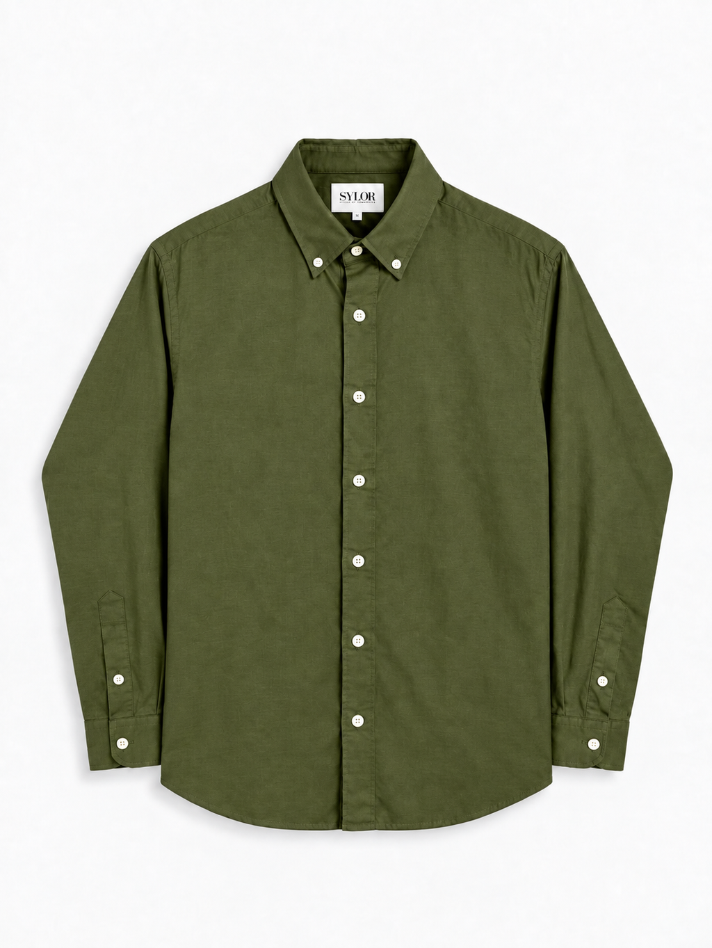 Olive Heritage Essential Linen Shirt