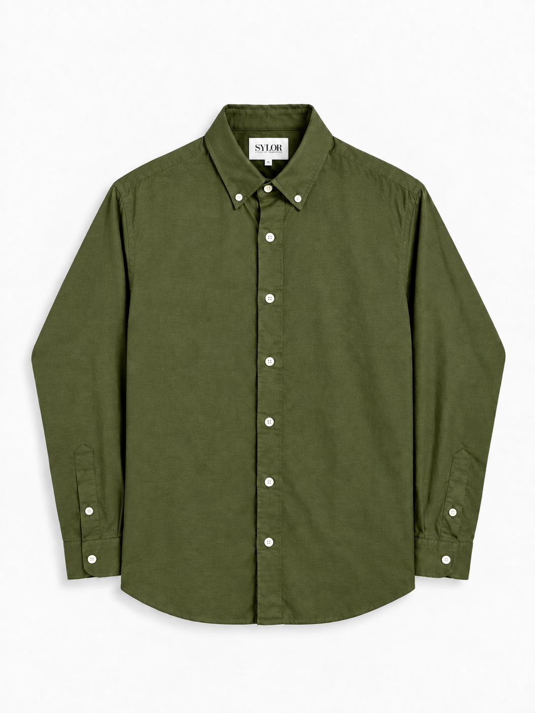 Olive Heritage Essential Linen Shirt