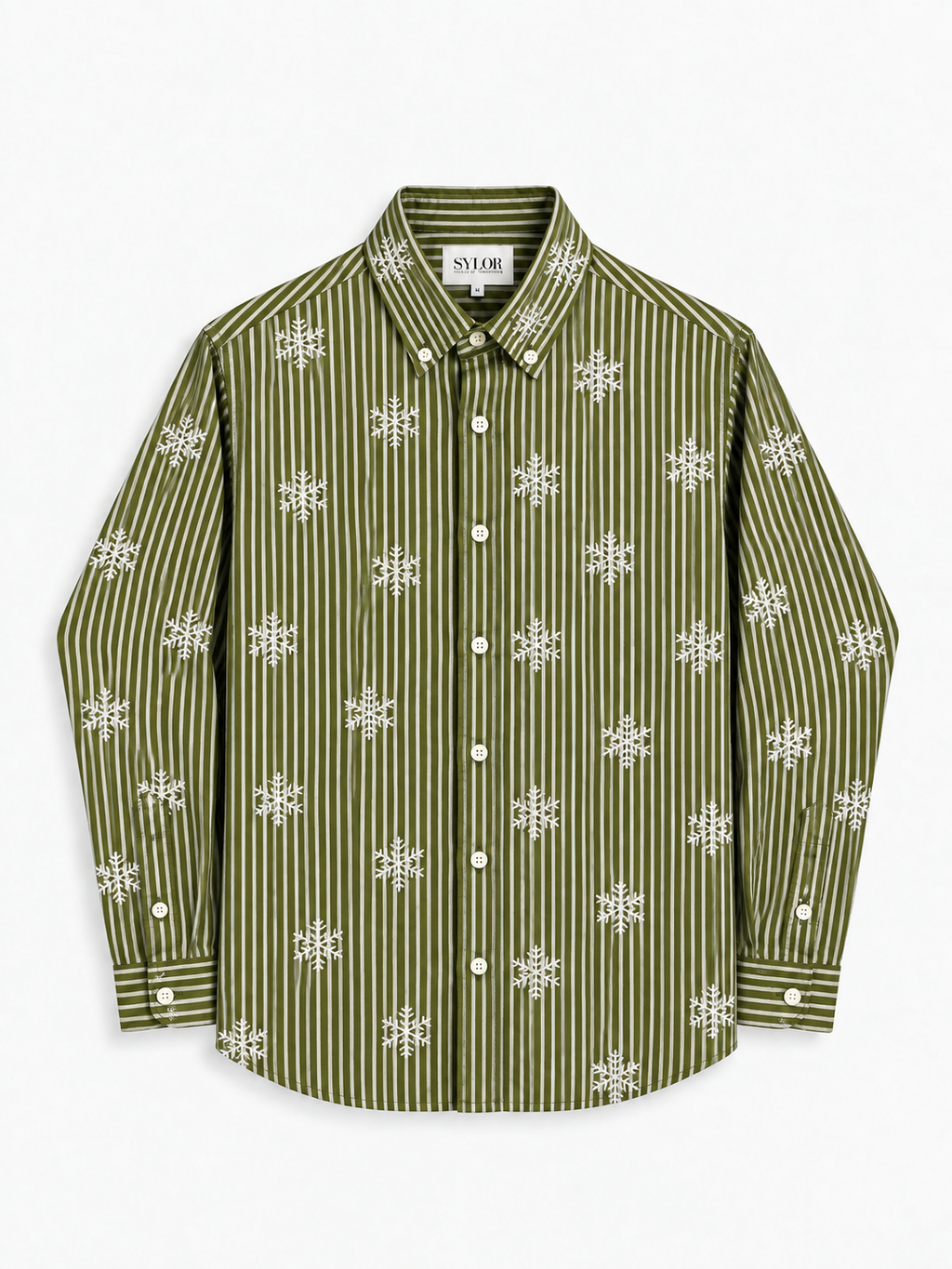 Olive Frost Stripe Shirt