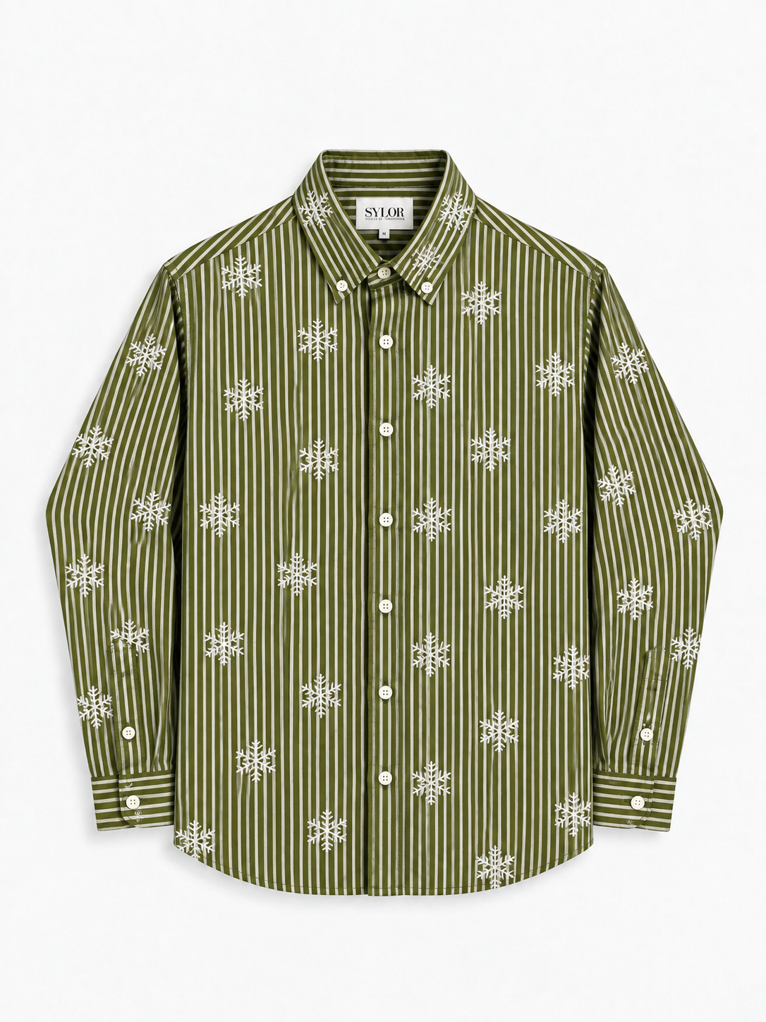 Olive Frost Stripe Shirt