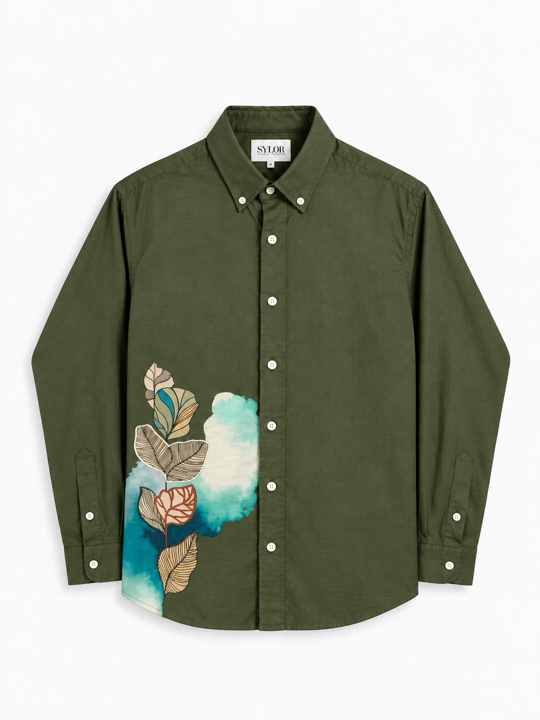SYLOR Botanical Canvas Statement Shirt