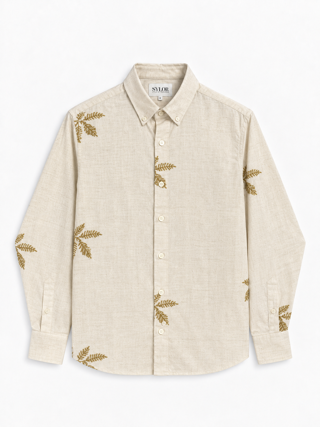 Botanical Muse Embroidered Shirt