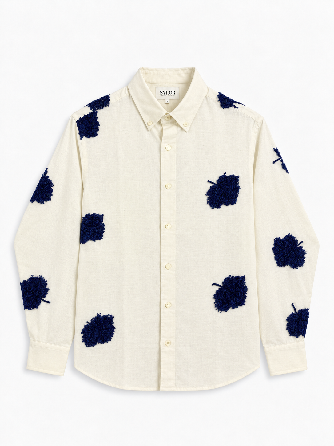 SYLOR Midnight Bloom Embroidered Shirt