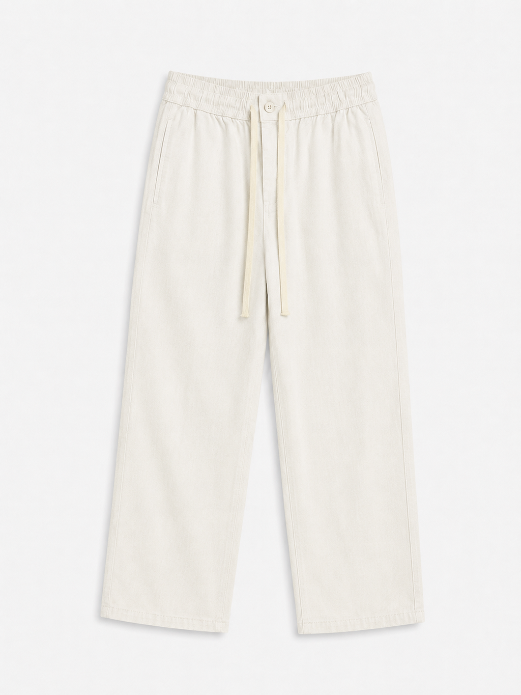White Breeze Linen Trousers