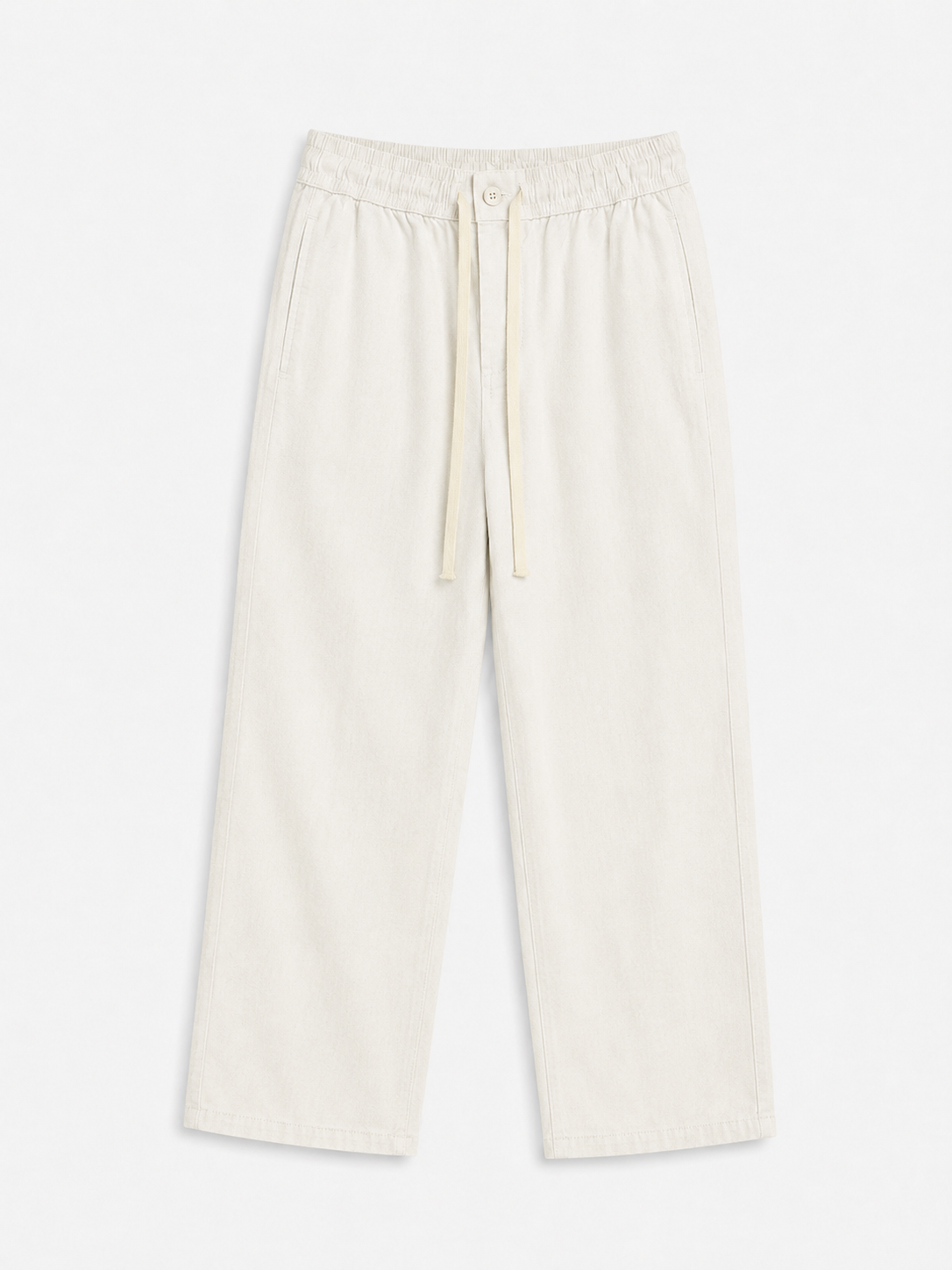 White Breeze Linen Trousers