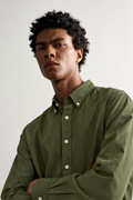 Olive Heritage Essential Linen Shirt