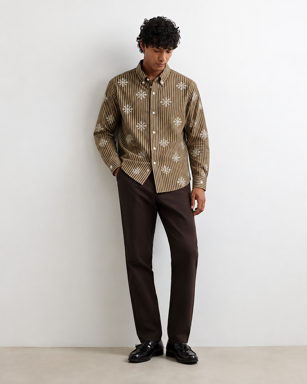 Sylor Mocha Frost Stripe Shirt