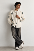 SYLOR Botanical Ivory Statement Shirt