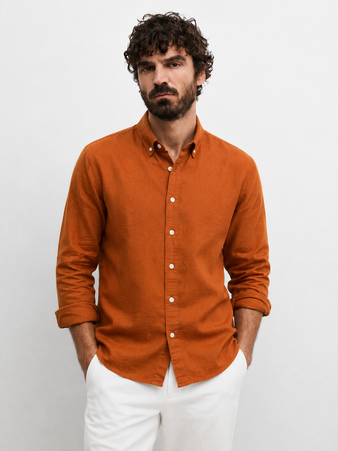 Men Regular Oxford Shirt