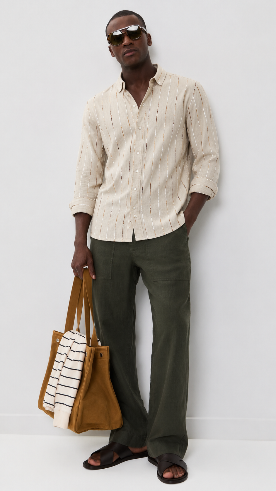 Textured Stripe Shirt