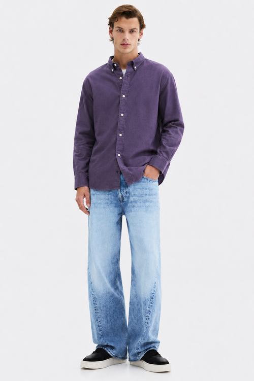 Dusty Purple Oxford Shirt
