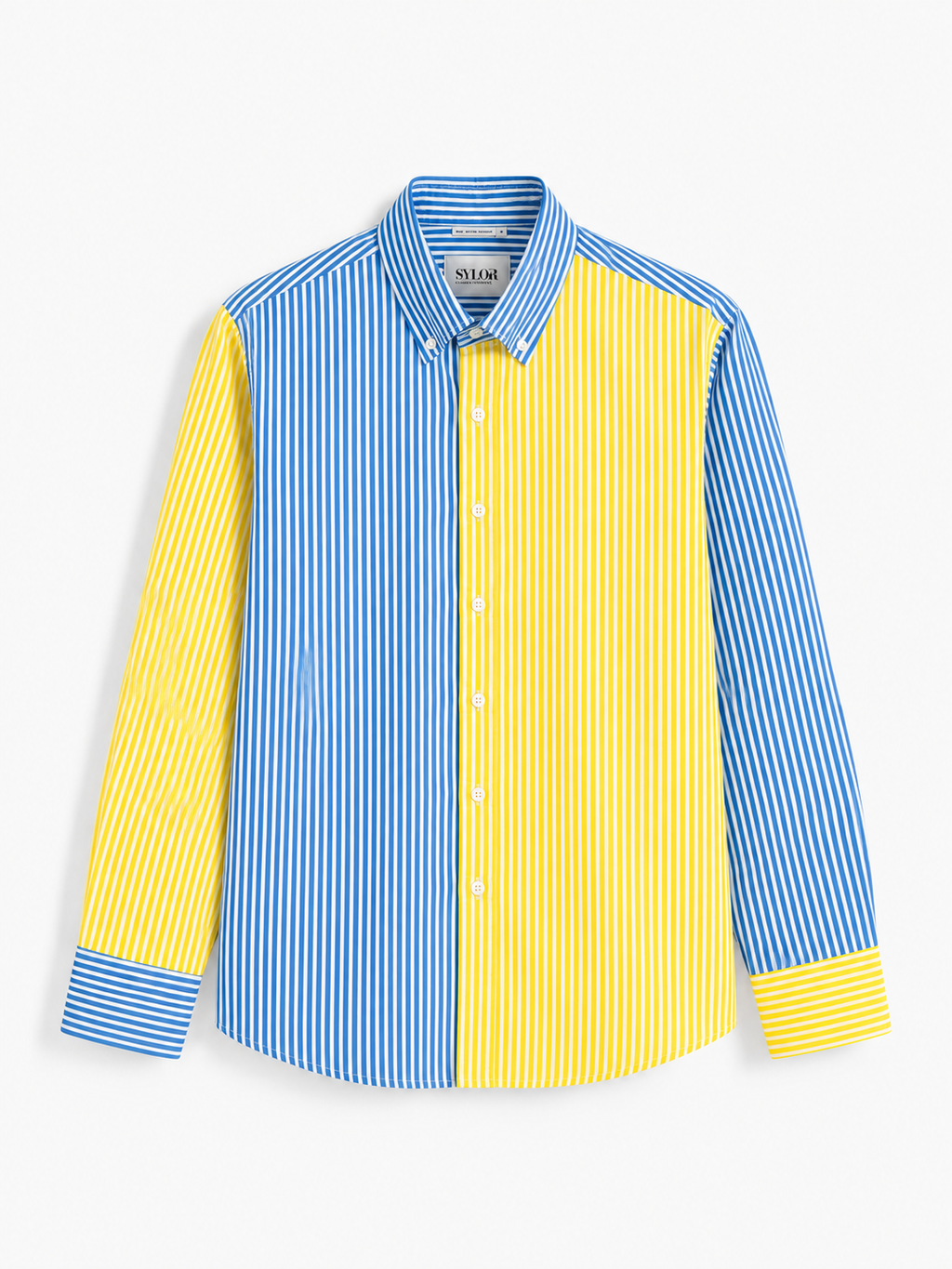 Sylor Dual-Tone Striped Statement Shirt