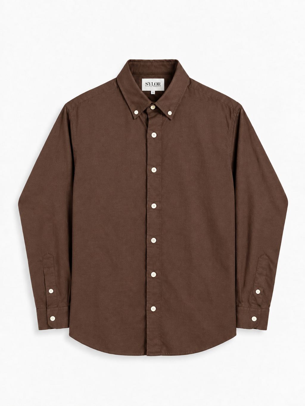 SYLOR Mocha Essential Linen Shirt