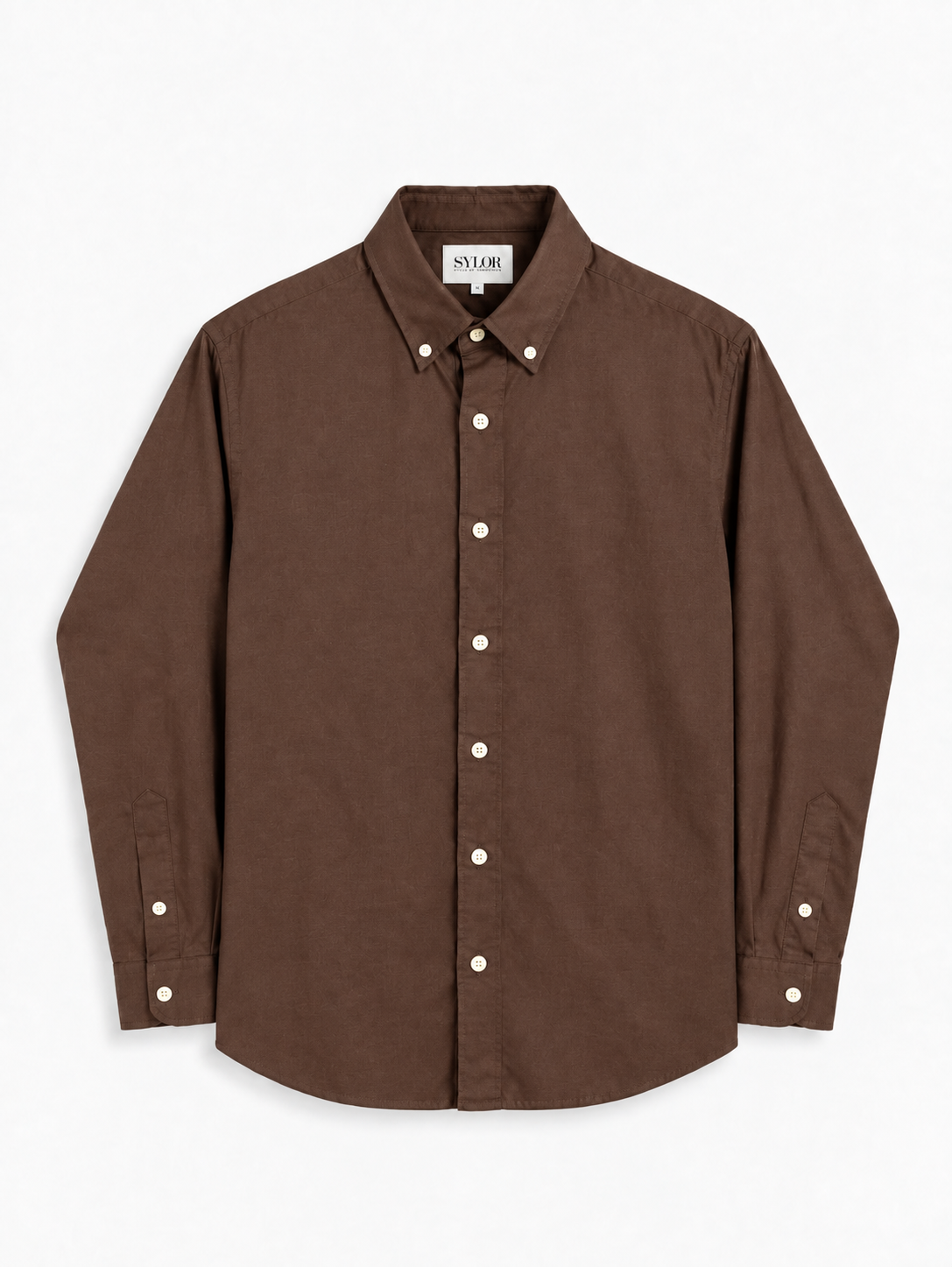 SYLOR Mocha Essential Linen Shirt